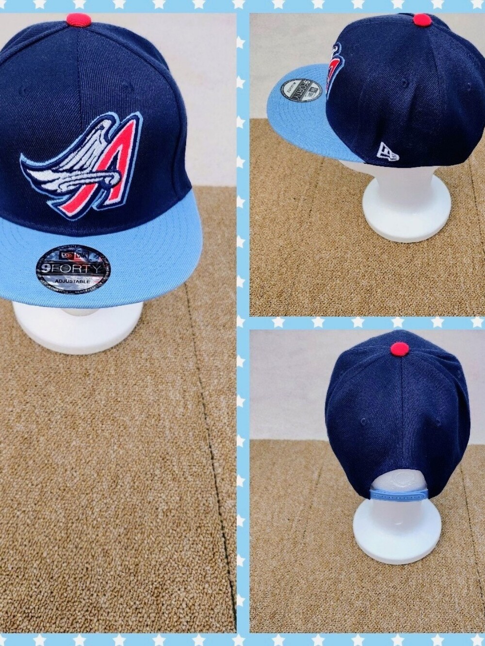 ANAHEIM ANGELS MLB BASEBALL SNAPBACK HAT.